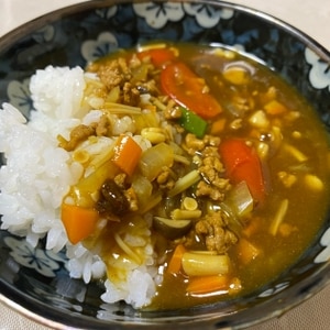 プチトマト大量消費トマトカレー